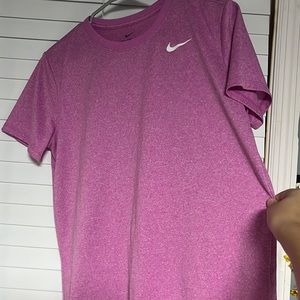 Pink Nike dri fit shirt